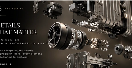 Exploded-view concept imagery of wheel engineering